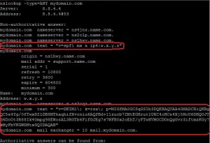 Mail Server Test Nslookup Type Any