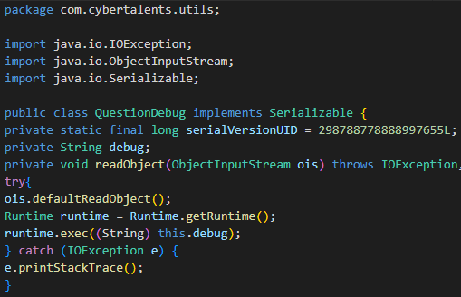 Question Debug Java Source Code